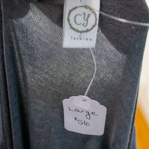 Blue Lace-Up Corset Style Top - Size L, NWT - Picture 4 of 4